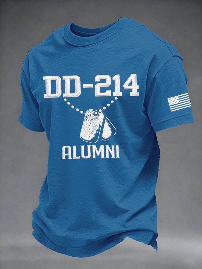 Men's Retro Print Short-Sleeve T-Shirt