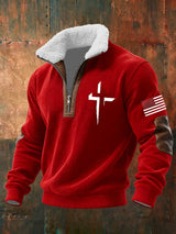 Men's Faith Textured Sweatshirt