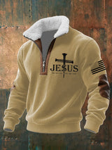 Men's Faith Textured Sweatshirt