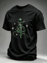 Men's Christmas Printed Short-Sleeve T-Shirt