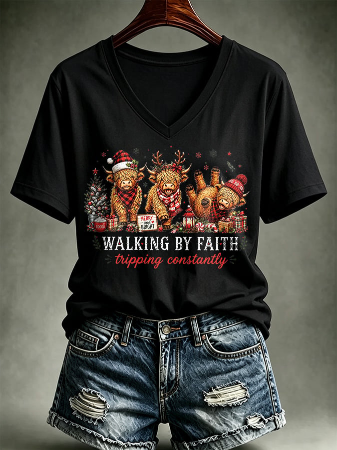 Women's Casual Printed T-shirt