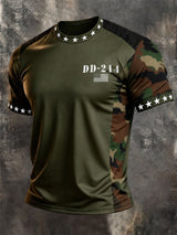 Men's Retro Print Short-Sleeve T-Shirt