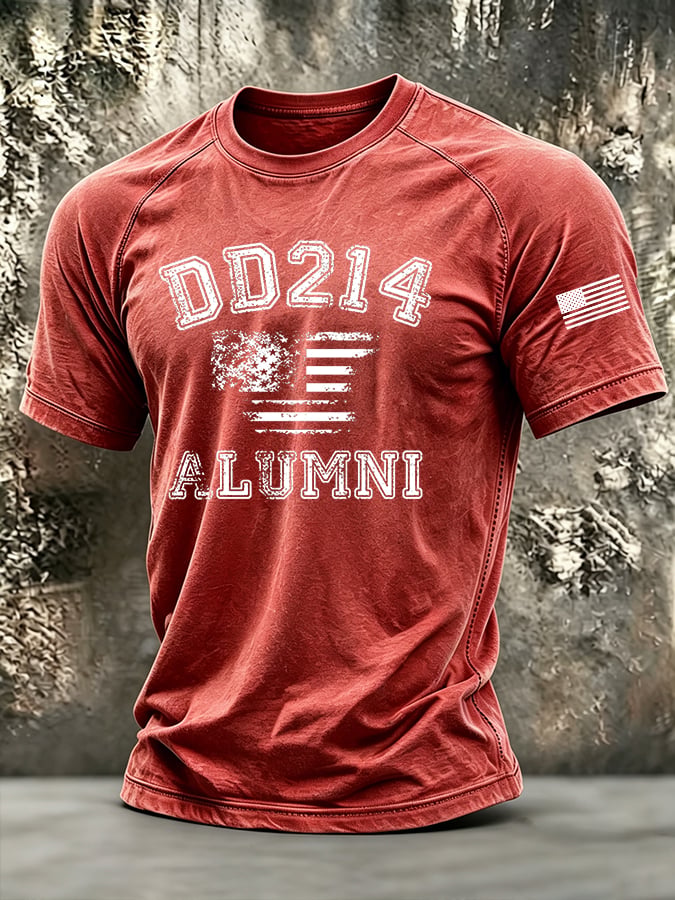 Men's Retro Print Short-Sleeve T-Shirt
