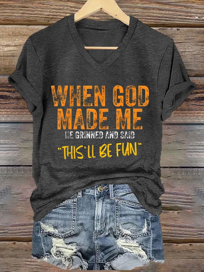Women'S Casual Faith Short Sleeve T-Shirt