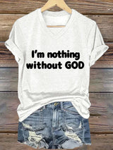 Women'S Casual Faith Short Sleeve T-Shirt