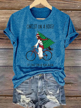 Women's  It's That Time Of Year Again Christian Washed  T-Shirt