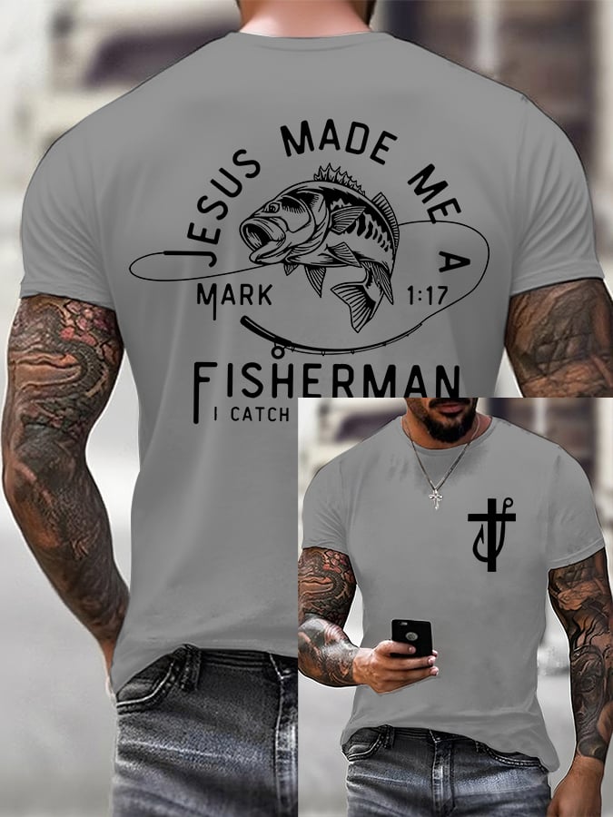 Men'S Casual Faith Short-Sleeved T-Shirt