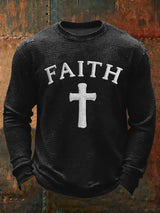 Men's Casual Printed Long-Sleeved Top