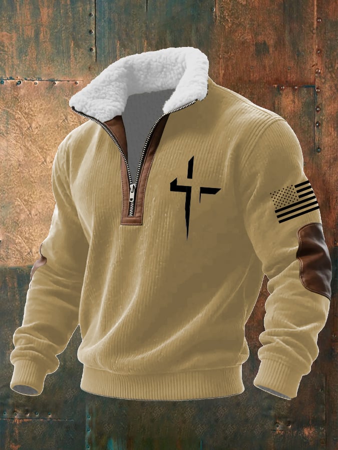 Men's Faith Textured Sweatshirt