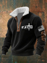 Men's Faith Textured Sweatshirt