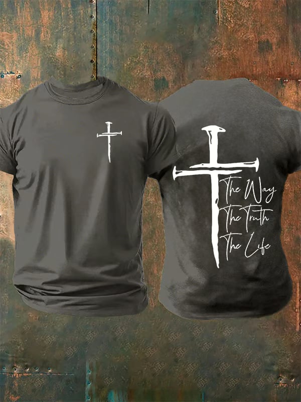 Men's The Way The Truth The Life Print T-Shirt