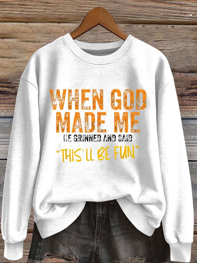 Women'S Casual Faith Sweatshirt