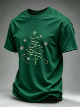 Men's Christmas Printed Short-Sleeve T-Shirt