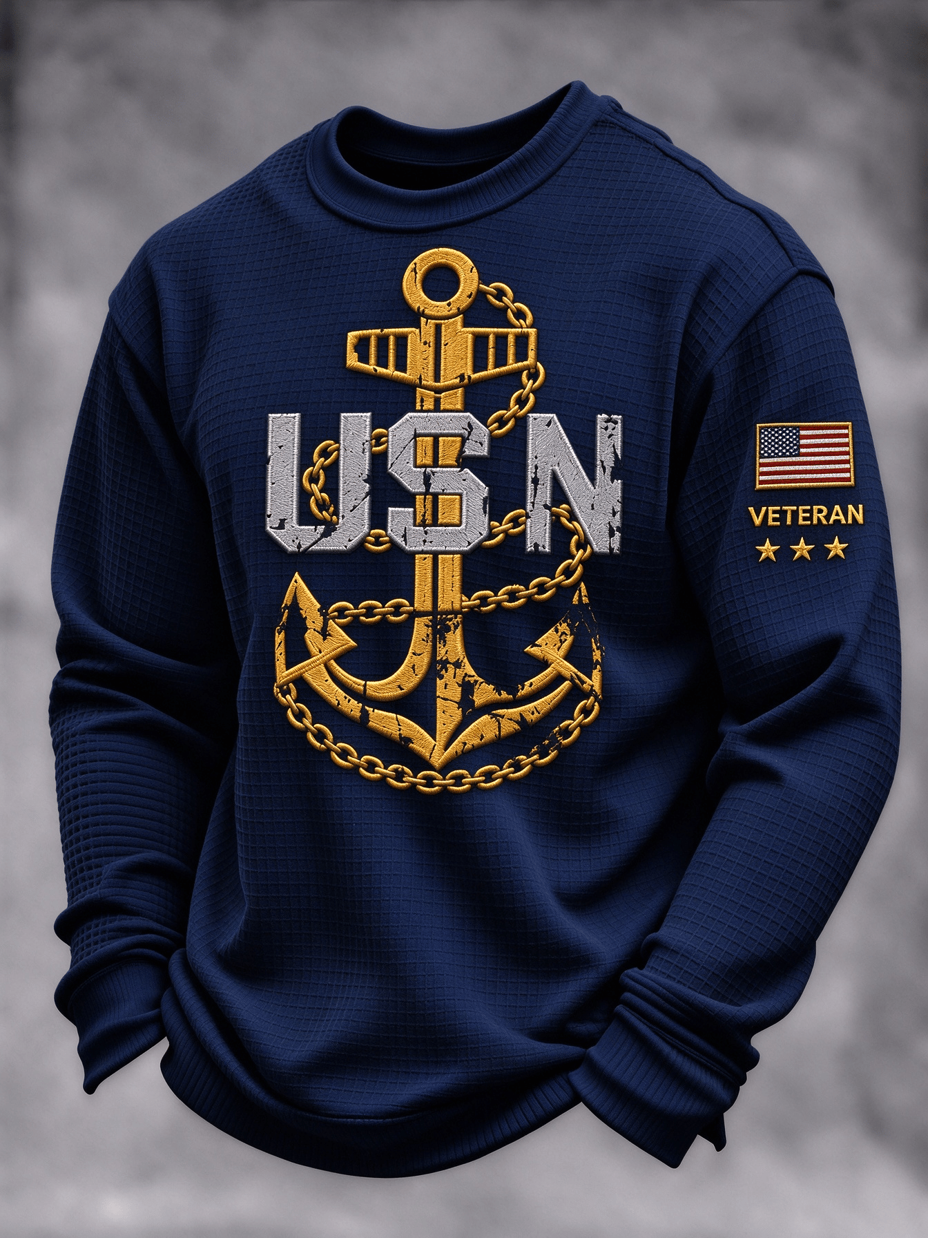 Men's Veterans Day Print Casual Top